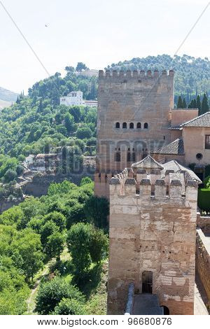 Alhambra On Top Of The Hill