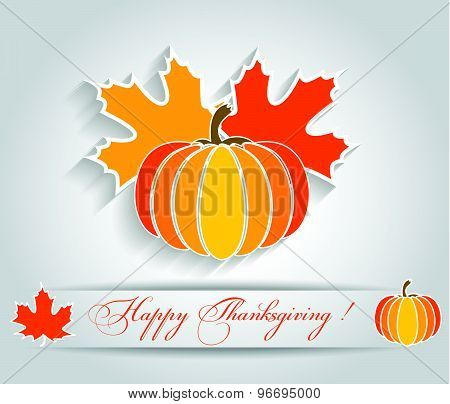 Happy thanksgiving and autumn