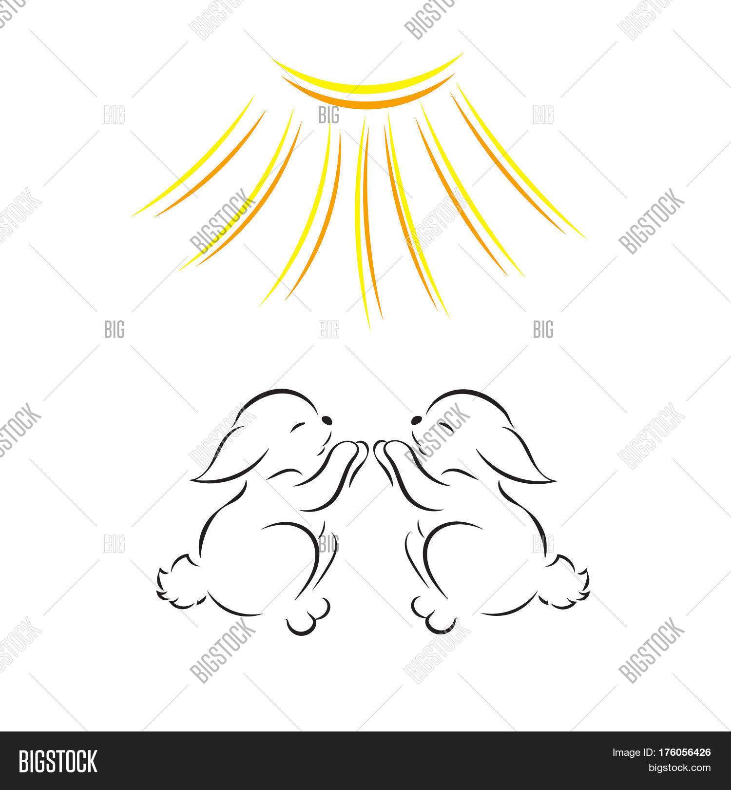 Black Outline Two Image & Photo (Free Trial) | Bigstock
