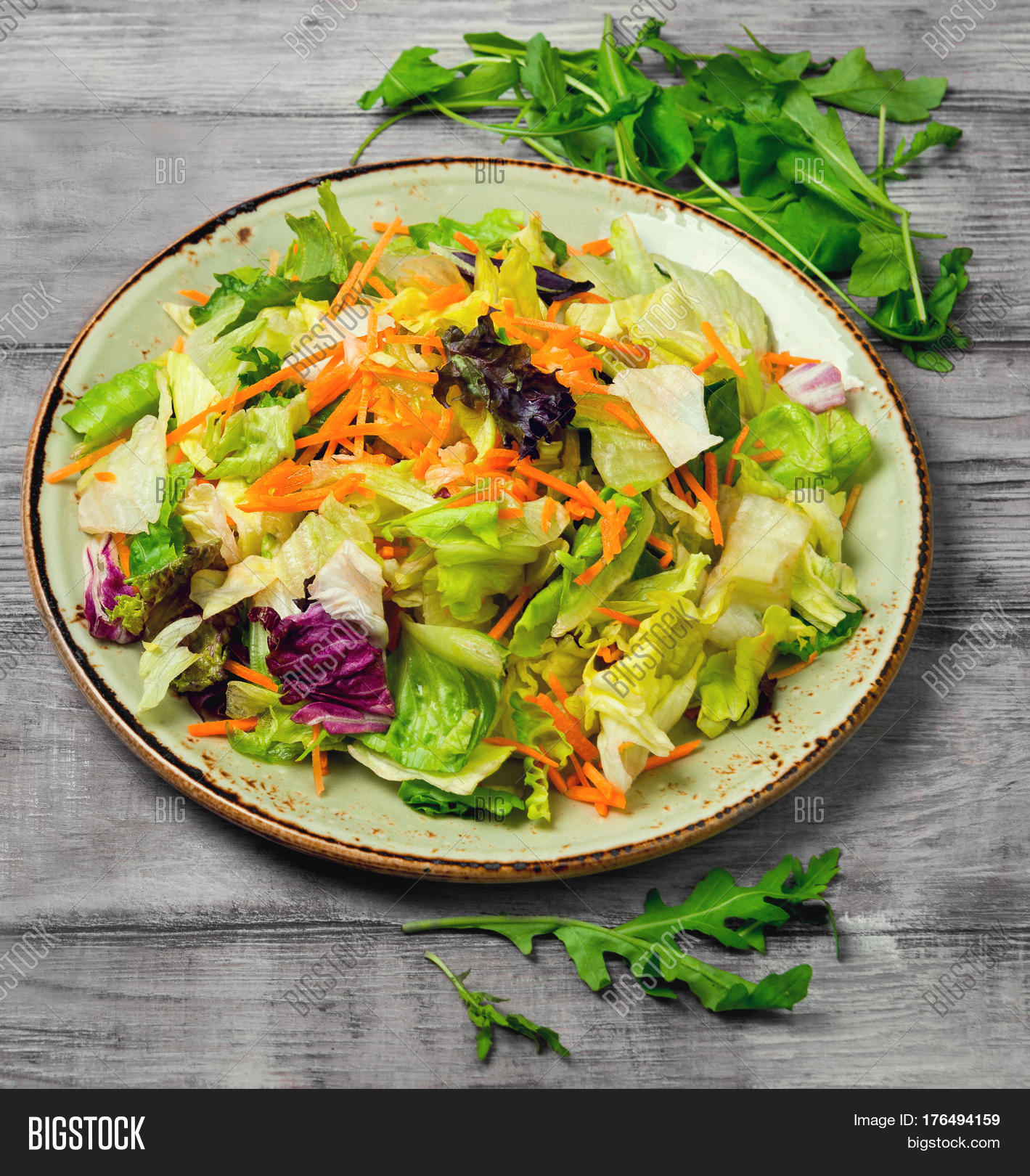 Fresh Salad Lettuce Image & Photo (Free Trial) Bigstock