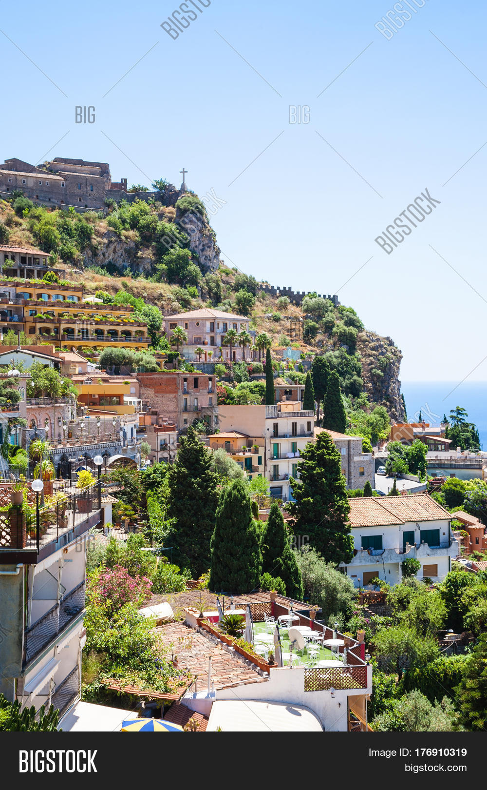 View Houses Taormina Image & Photo (Free Trial) Bigstock