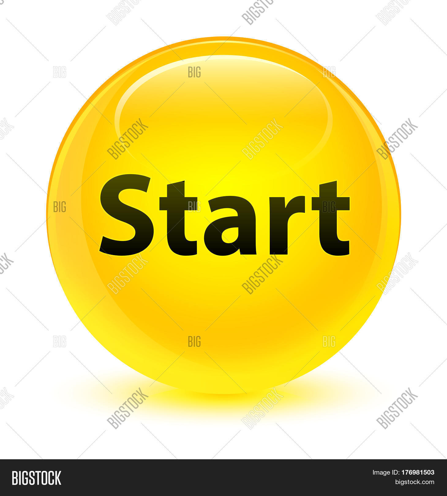 Yellow start. кнопка старт. старт желтый. надпись start жёлтым на чёрном. Button restart yellow.
