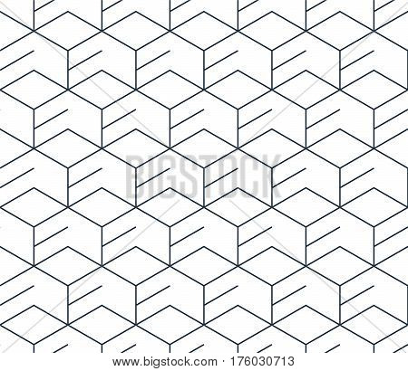 Linear seamless pattern, thin lines. Subtle geometric vector background