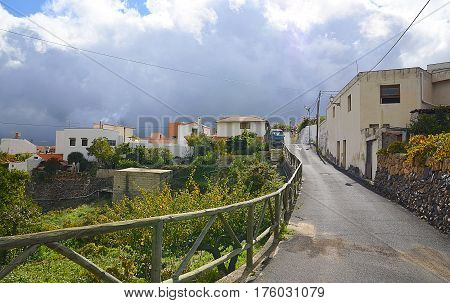 View of Vilaflor village in Tenerife,Canary Islands,Spain.