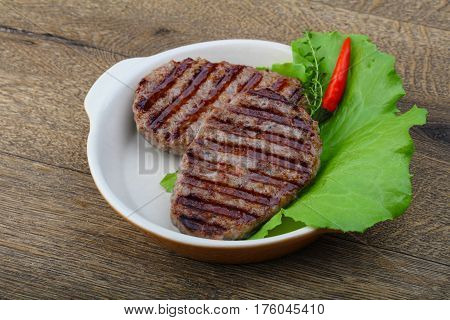 Grilled Burget Cutlet