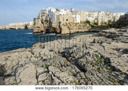 Polignano A Mare, Scenic Small Town Built On Rocks