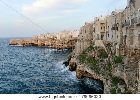 Polignano A Mare, Scenic Small Town Built On Rocks