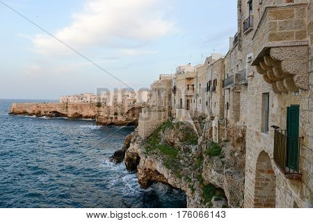 Polignano A Mare, Scenic Small Town Built On Rocks