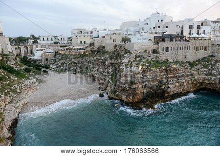 Polignano A Mare, Scenic Small Town Built On Rocks