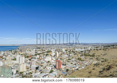Aerial View Of Comodoro Rivadavia City, Argentina