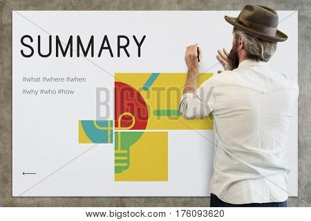 illustration of business strategy campaign plan