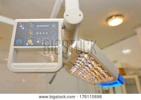 LED surgical lights system in operating room
