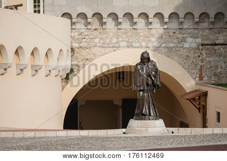 Statue Of Francesco Grimaldi In Monaco