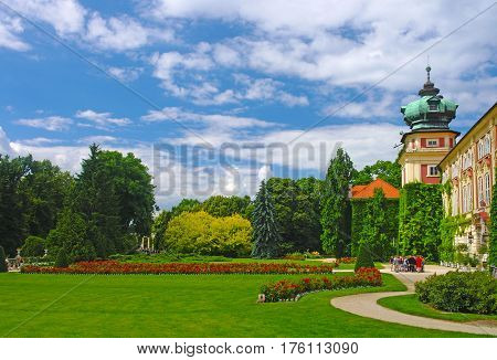 Garden In Lancut Castle, Subcarpathian Voivodeship, Poland