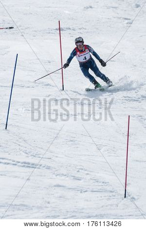 Mario Carvalho During The Ski National Championships