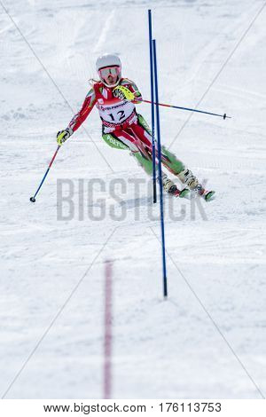 Catarina Carvalho During The Ski National Championships