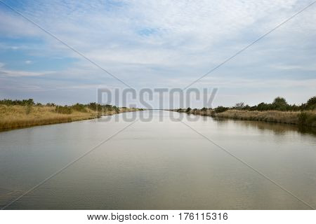 Part Of The Delta Of River Evros, Greece