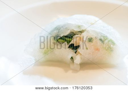 Chinese dim sum Hagao - Steamed Chinese groumet cuisine