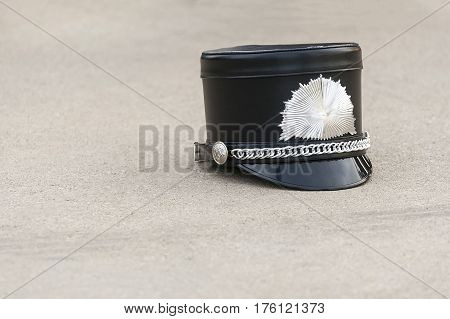 The marching band hat is called a shako.