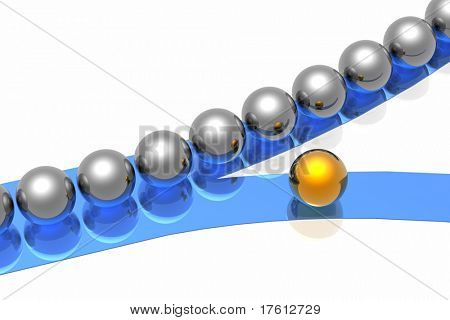 golden leader in business way