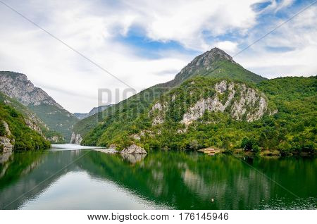 Place for relaxation Zepa, Slap - Bosnia and Herzegovina, Beautiful lake Perucac