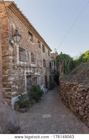 By the village of Vilafames in Castellon
