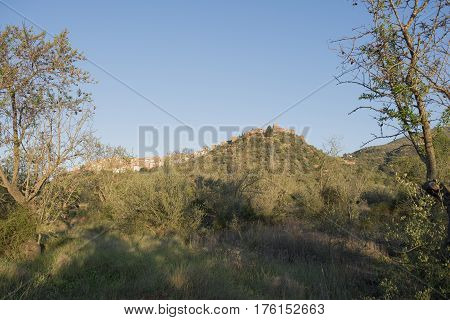 By the village of Vilafames in Castellon