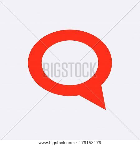 comment icon stock vector illustration flat design
