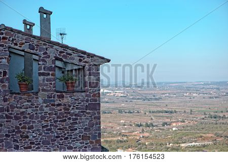 By the village of Vilafames in Castellon