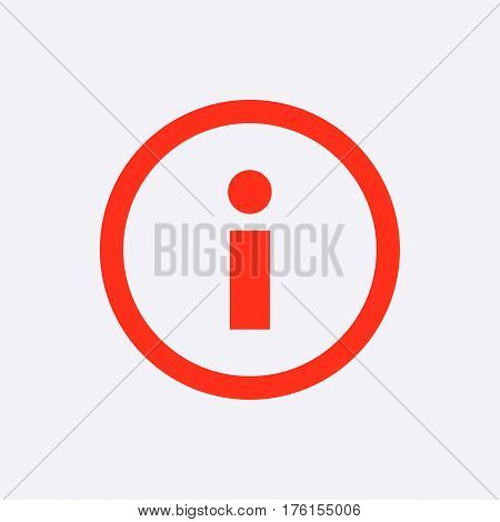 info icon stock vector illustration flat design