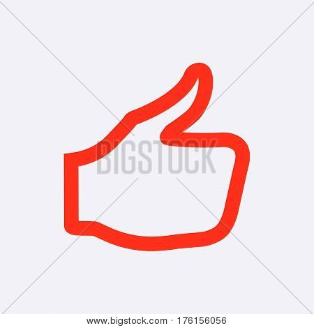 stock vector thumbs up icon vector like icon social network vector icon for app web site etc