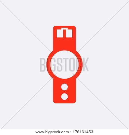 wristwatch icon  stock vector illustration flat design