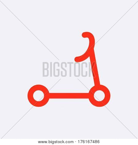 scooter icon stock vector illustration flat design