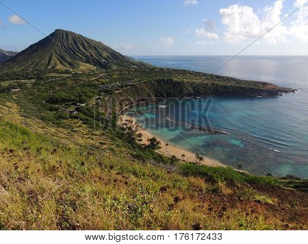 View of Koko Head Crater and Hanauma Bay