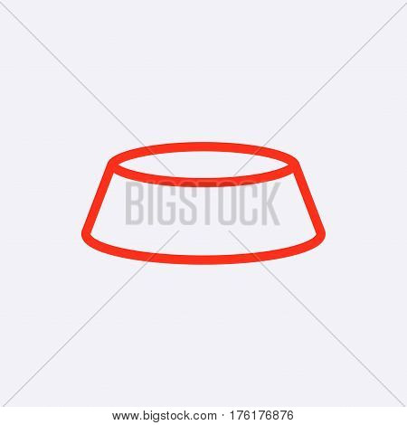bowl icon stock vector illustration flat design