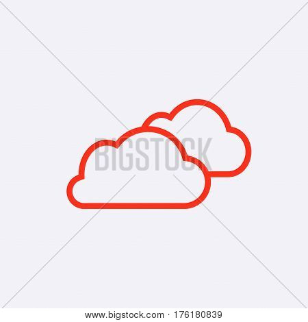 cloud icon stock vector illustration flat design