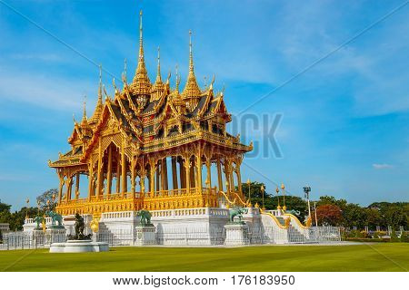 Barom Mangalanusarani Pavilion In The Area Of Ananta Samakhom Throne Hall In Royal Dusit Palace In B