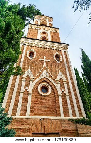 Bell Tower In Monastery Of St. Nino At Bodbe. Sighnaghi. Georgia