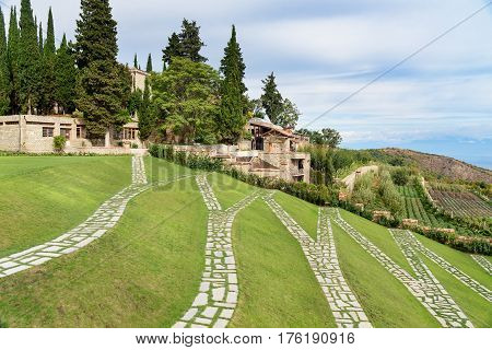 Monastery Of St. Nino At Bodbe. Sighnaghi. Georgia