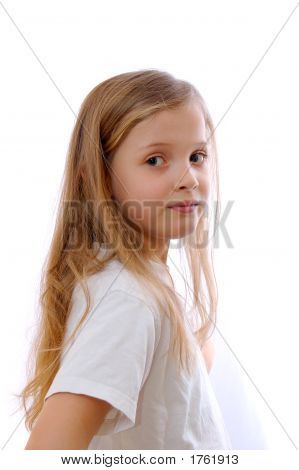 Giovane ragazza bionda