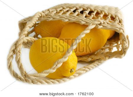 Lemons In A Basket