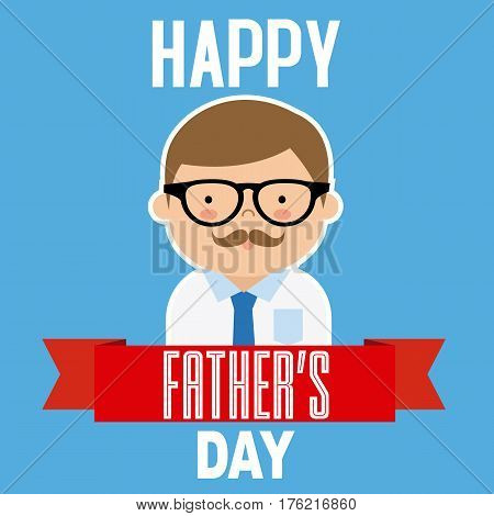 happy fathers day. Funny congratulations card for dad