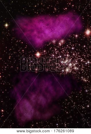 Star field in space a nebulae and a gas congestion. Elements of this image furnished by NASA .
