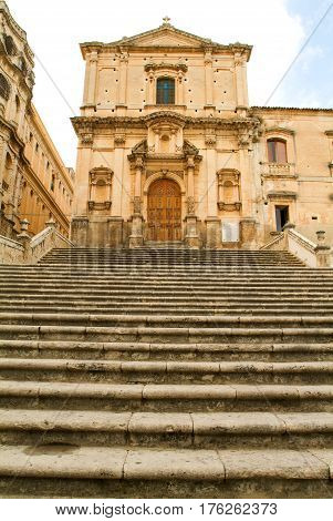 The Church Of Salvatore At Noto