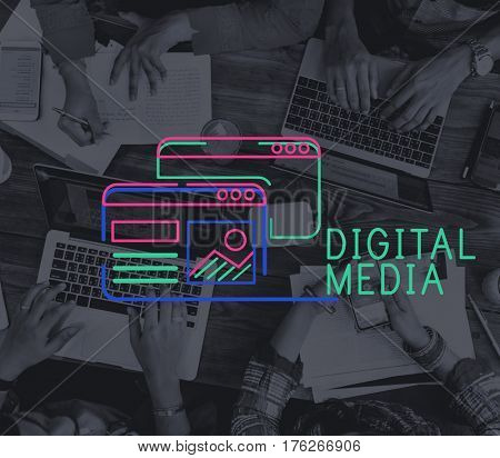 Website Design Content Layout Graphic