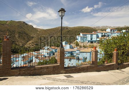 Corners art and details on the streets of Andalusia Serrania de Ronda Spain.