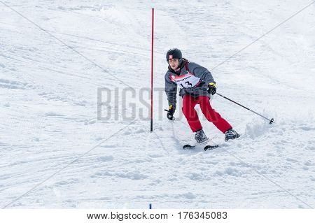 Afonso Fernandes During The Ski National Championships