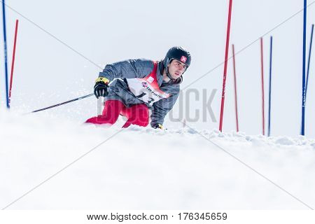 Afonso Fernandes During The Ski National Championships