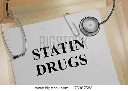 Statin Drugs - Medical Concept