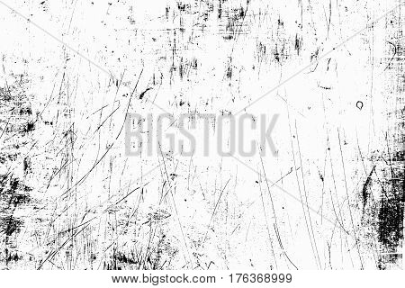 Black Grunge Texture Background. Abstract Grunge Texture On Distress Wall In Dark. Distress Grunge T